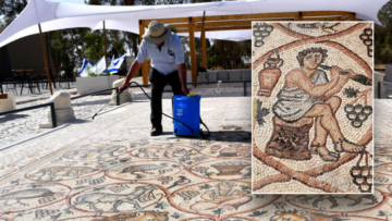 1,600-Year-Old Christian Mosaic Unearthed from Ancient Monastery