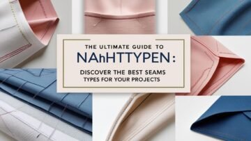 Nahttypen Explained: A Guide to Common Seam Types