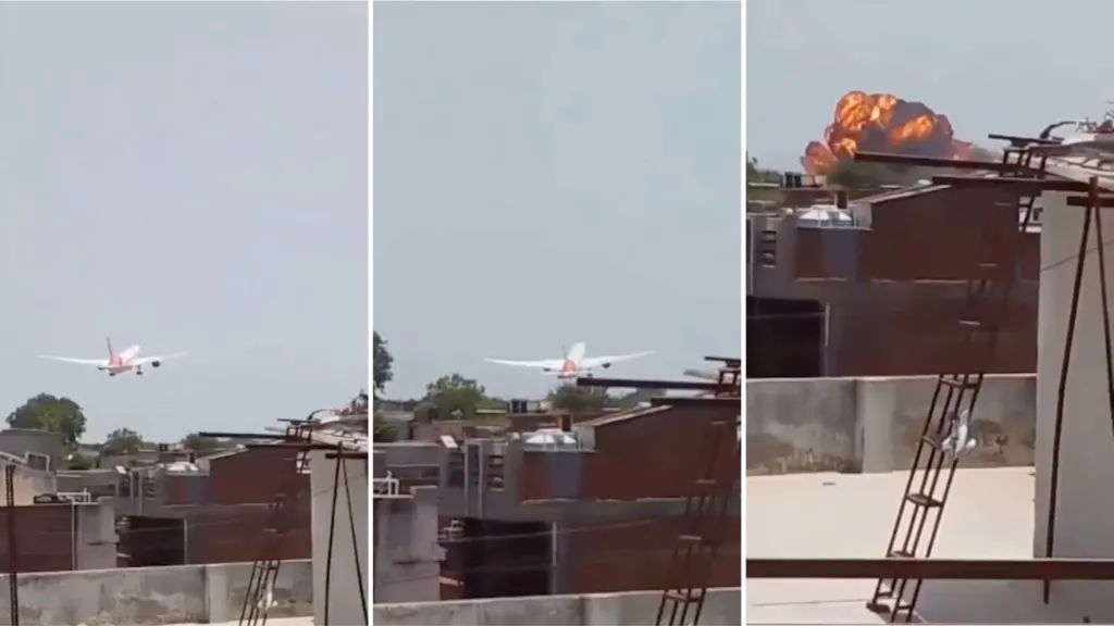 Air India crash video