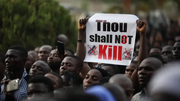 Bishops village attacked