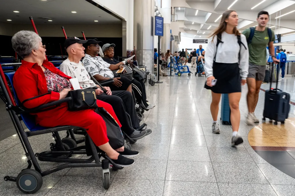travelers with wheelchairs