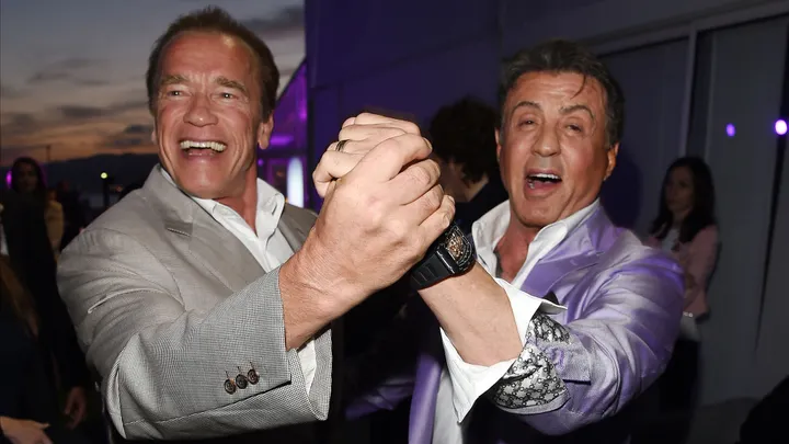 Arnold Schwarzenegger and Sylvester Stallone Feud