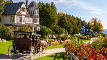 US Island with No Cars and One Horse for Every Person